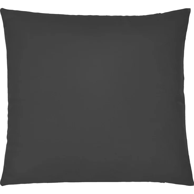 biberna Feinjersey-Kissenbezug, 2-teilig, titanium, 40x40 cm – Bild 1