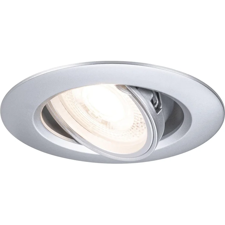 Paulmann LED Einbauleuchte 3er-Set chrom matt schwenkbar Ø 9 cm – Bild 8