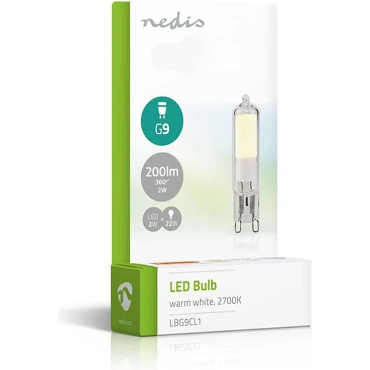 LED-Lampe G9 | 2 W | 200 lm | 2700 K | Warmweiss | Anzahl der Lampen in der Verpackung: 1 Stück – Bild 5