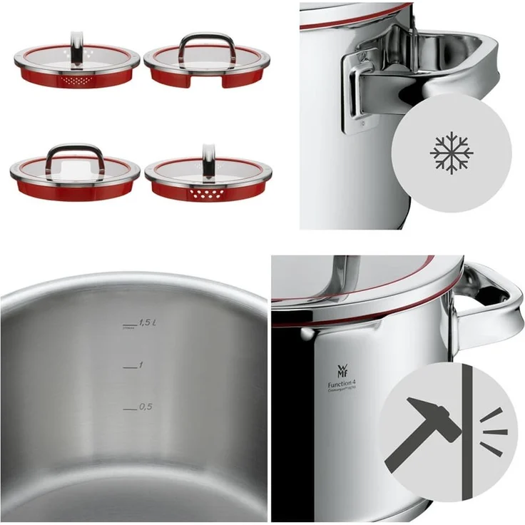 WMF Topfset Function 4 4-teilig mit GRATIS Dämpfer – Bild 4