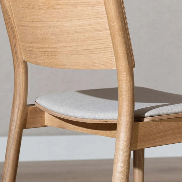 Bronx71 Esszimmerstuhl Elio Eiche Natur / off white – Bild 8