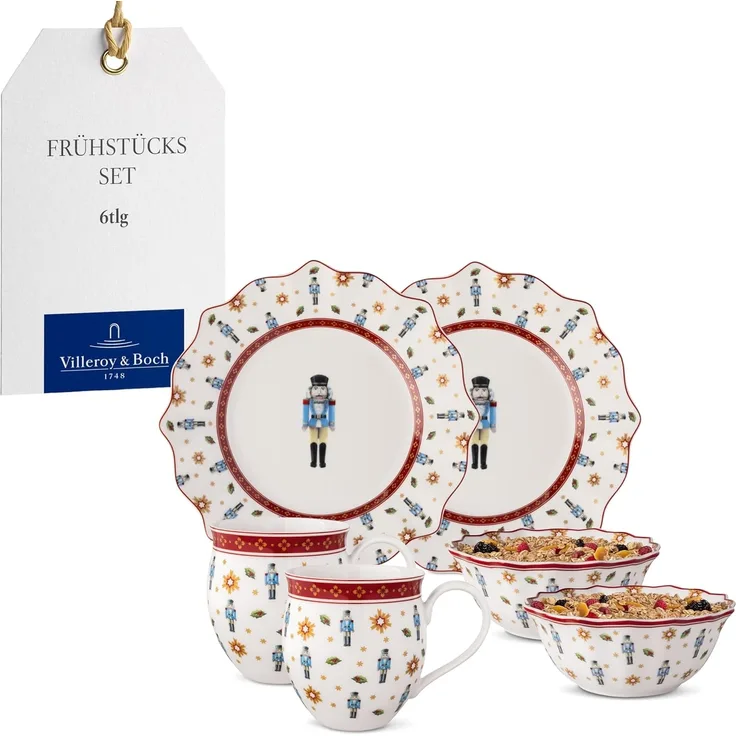 Villeroy & Boch Toy's Delight Frühstücks-Set 6-teilig Nussknacker