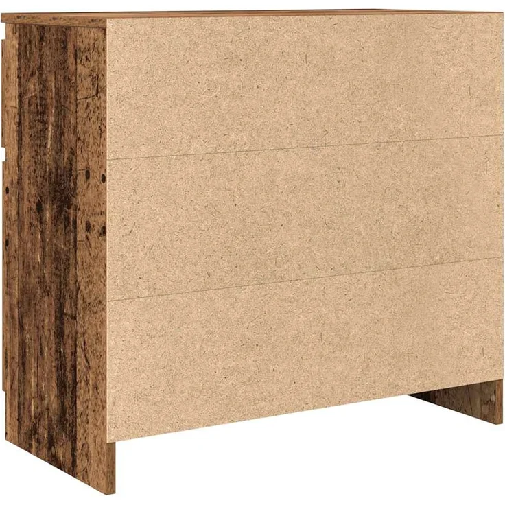 vidaXL Sideboard mit Schublade Altholz-Optik 71x35x65 cm Holzwerkstoff 861605 – Bild 8