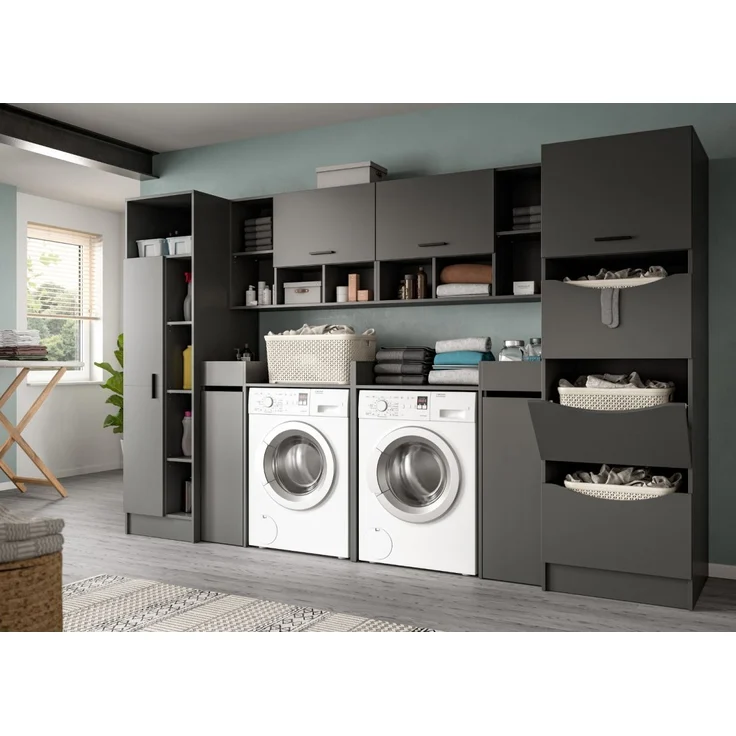 Waschmaschinenumbau Set Flexy in grau 95 x 101 cm – Bild 6