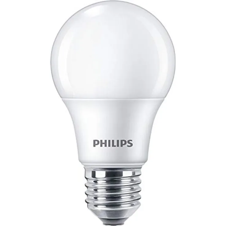 Philips LED Lampe Tropfen E27, 8 W (60 W), 806 lm, Warmweiß (2700K), EEK A+