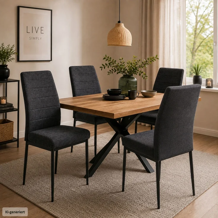 Stuhl Manuel grau – Bild 1