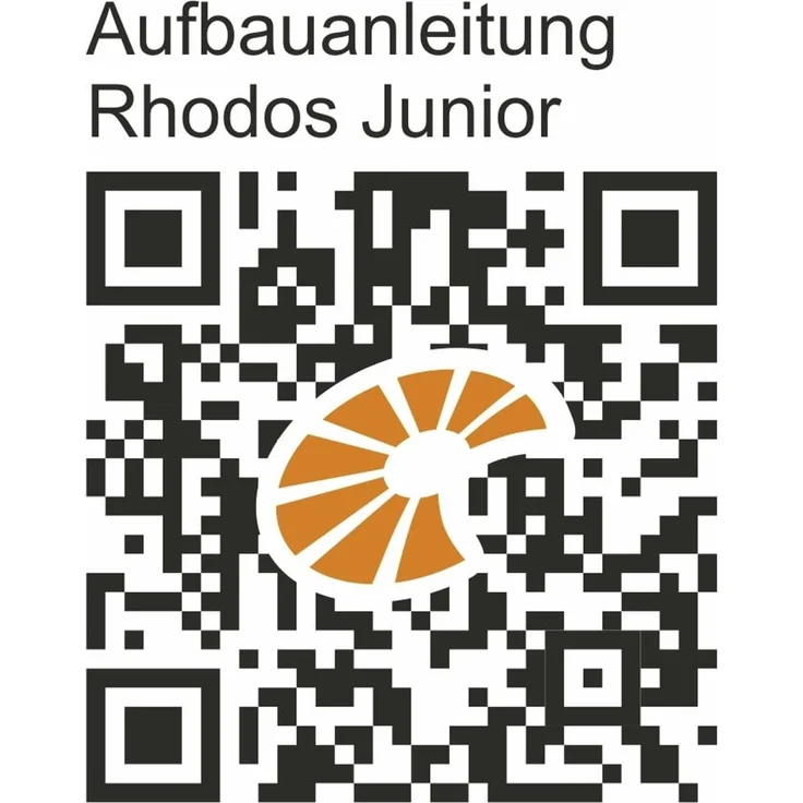 Sonnenschirm Rhodos Junior 270x270/8 quadratisch, ca. 270 x 270 cm rot – Bild 6