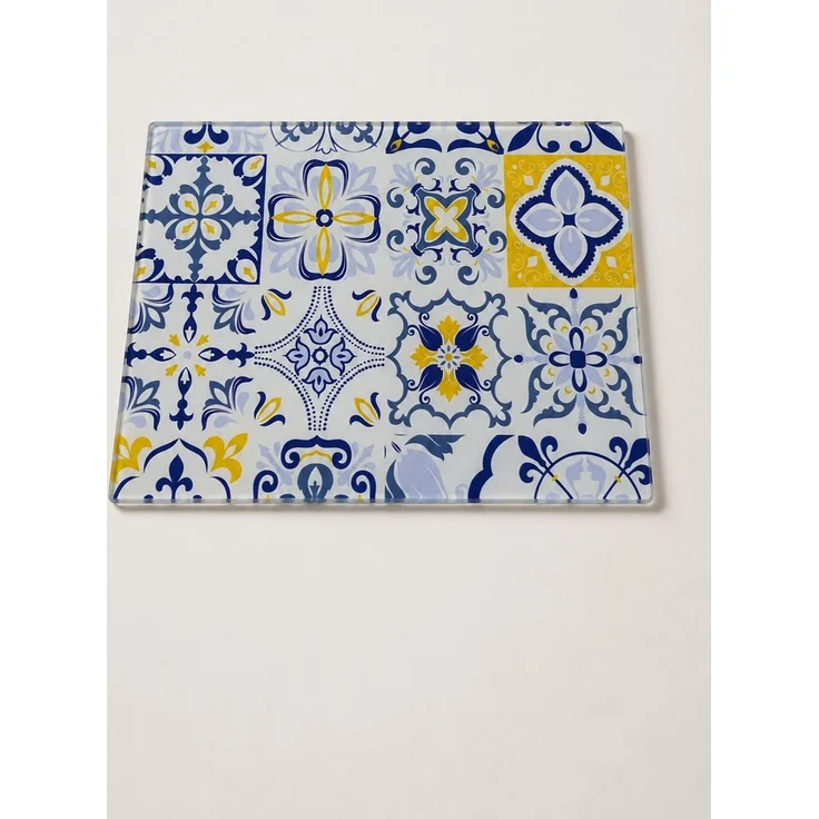 Hermia Concept 'Cms - 1040 - Tile' Glasschneidebrett, Mehrfarbig, 35 x 25 x 0,4 cm – Bild 2