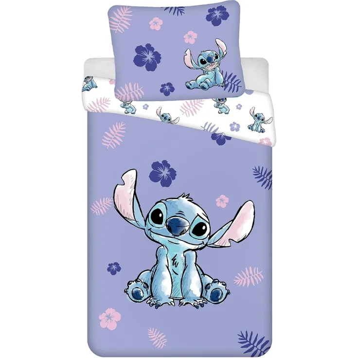 Sarcia. eu Kinderbettwäsche Disney Stitch Bettwäsche-Set Kinder, Baumwolle 140x200 cm