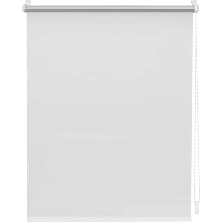 Lichtblick Thermorollo ohne Bohren, Klemmfix, Verdunklungsrollo, Hitzeschutz, Sichtschutz, Wandmontage, Deckenmontage, Rollo für Fenster und Türen Weiß,90x220 cm (B x L) – Bild 1