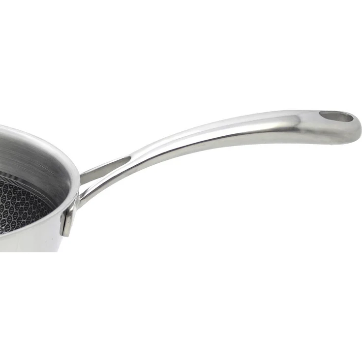 Elo Premium Sauteuse Relief Evolution Sauteuse, Edelstahl 18/10 (1-tlg), durchgehender Aluminium-Kern, außen magnetischer Edelstahl – Bild 3
