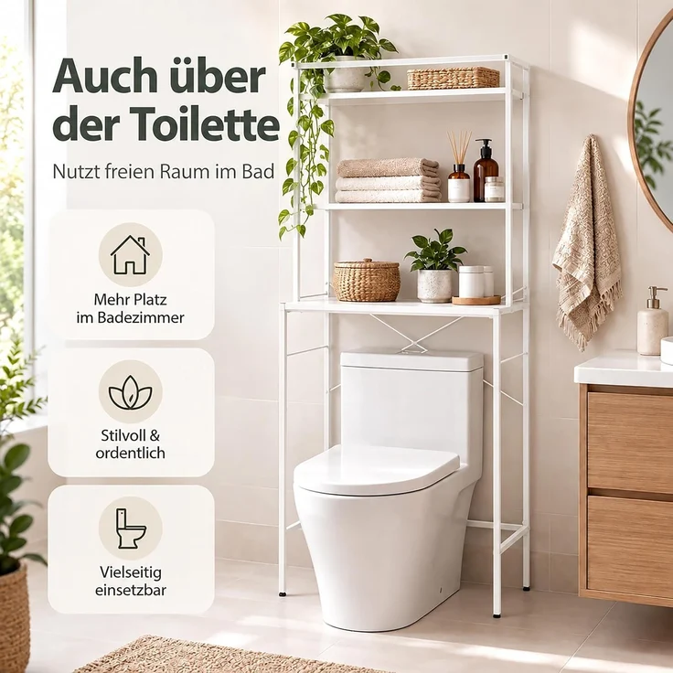 Relaxdays Waschmaschinenregal 3 Ablagen – Bild 6