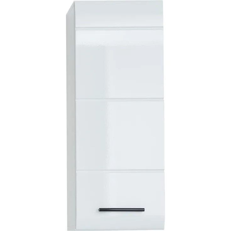 Badmöbel Hängeschrank Skin Hochglanz weiß