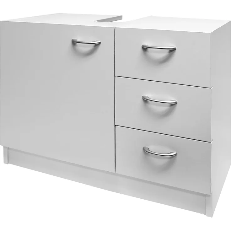 Casaria Waschbeckenunterschrank Neapel mit Schubladen 63cm Breit Waschbecken Unterschrank Badezimmer Stehend