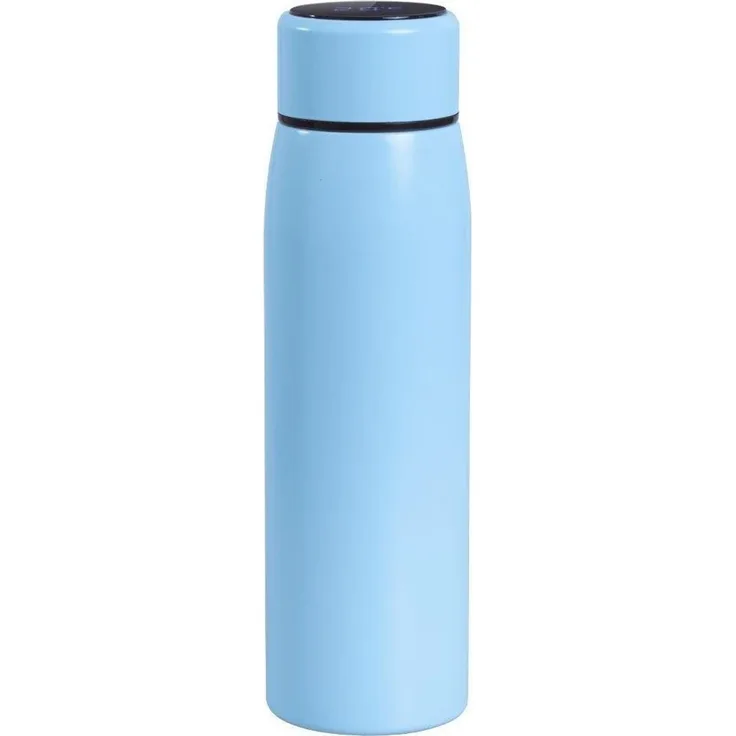 Noveen Thermoflasche mit LED NOVEEN TB2217X W/L hellblau matt 380 ml