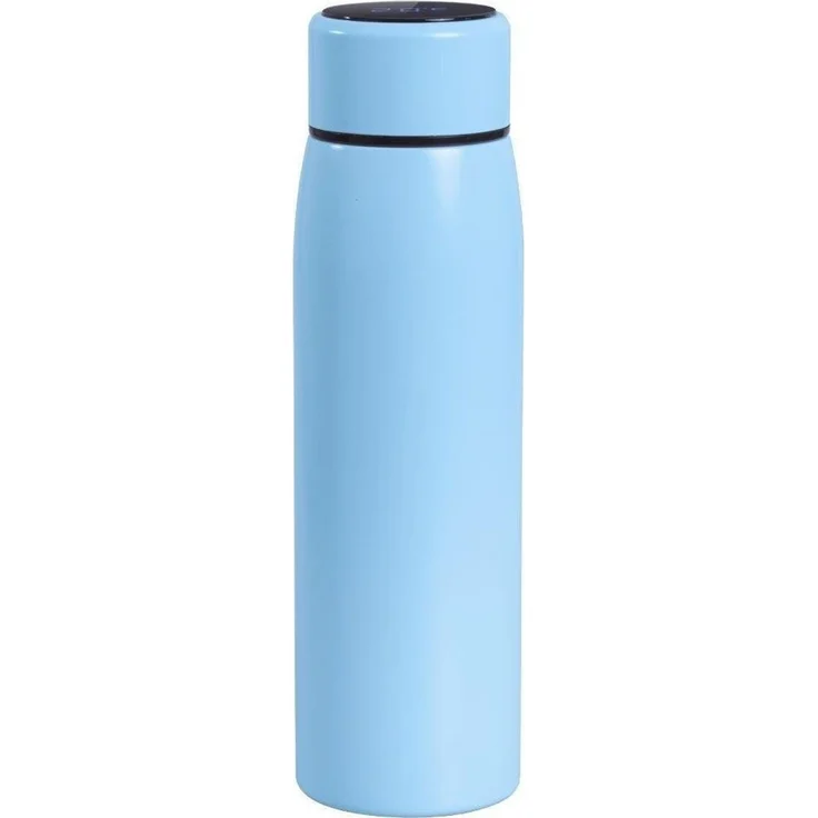 Noveen Thermoflasche mit LED NOVEEN TB2217X W/L hellblau matt 380 ml