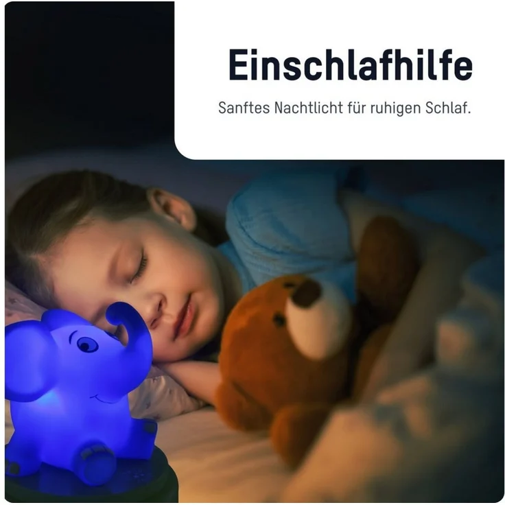 DieMaus LED Nachtlicht Elefant mit Sensor – Bild 2