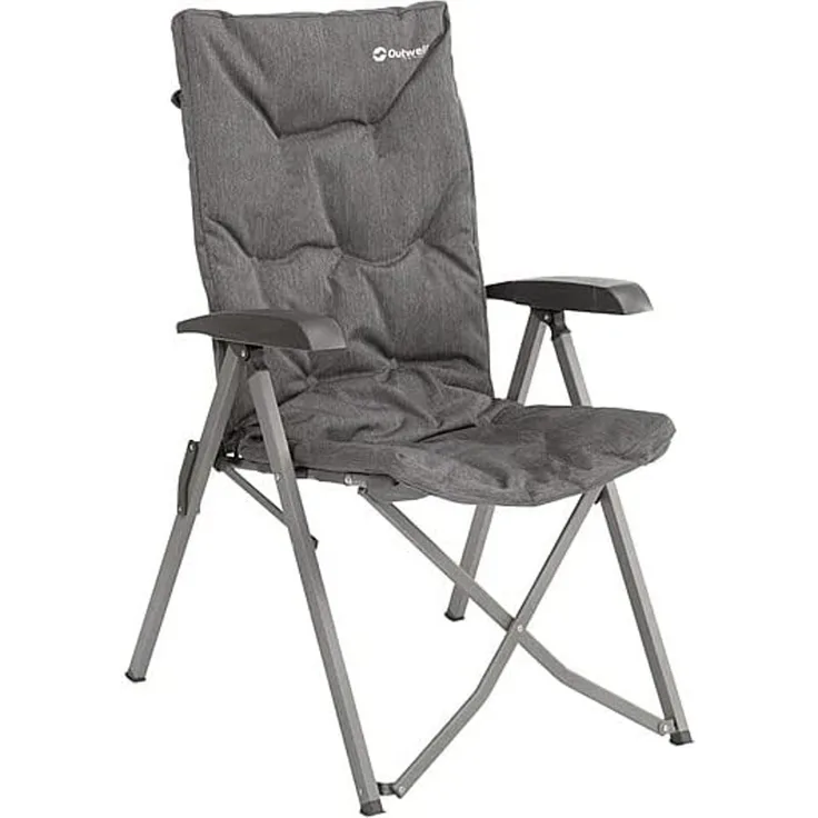 Outwell Klappbarer Campingstuhl Yellowstone Lake Grau 435192