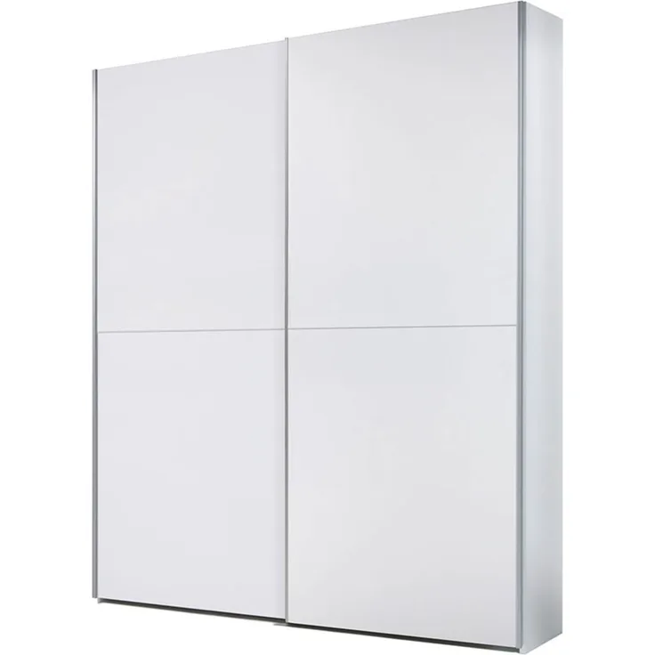 Schwebetürenschrank Pip / Puls, Holzwerkstoff, Weiß, 170 x 195 x 59 cm