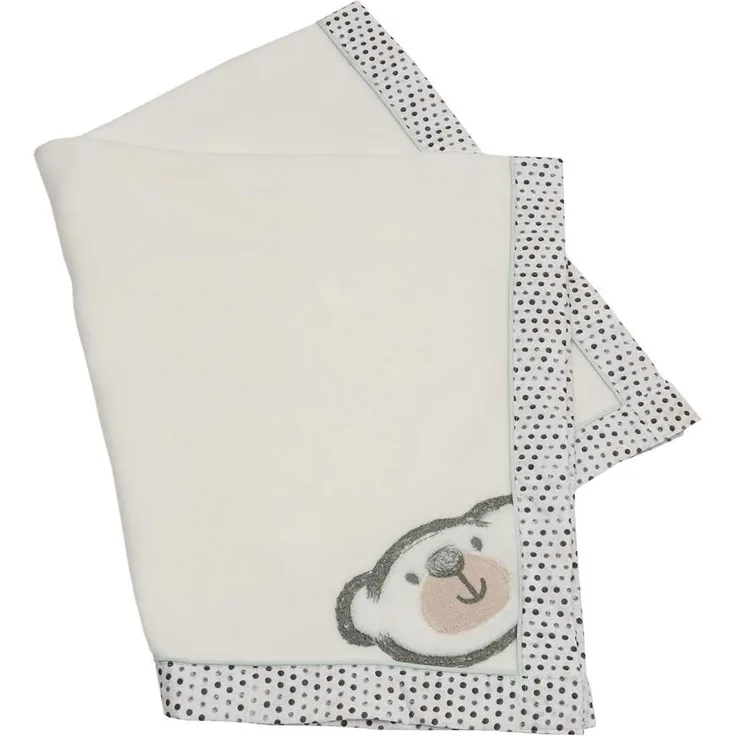 Bebe`s Collection Fleece-Decke 'Big Willi' 75x100 cm grau