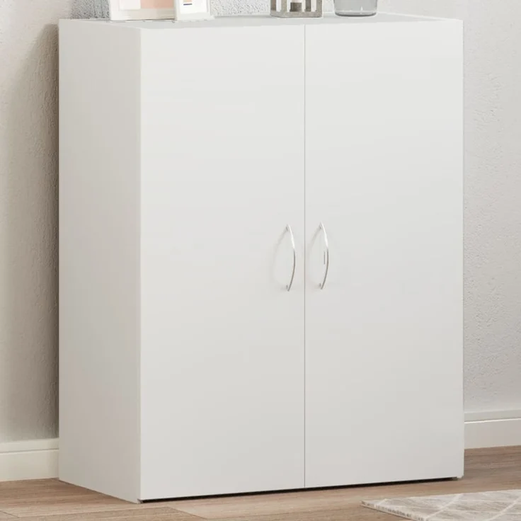 vidaXL Aktenschrank Weiß 60x32x77,5 cm Holzwerkstoff 840765 – Bild 1
