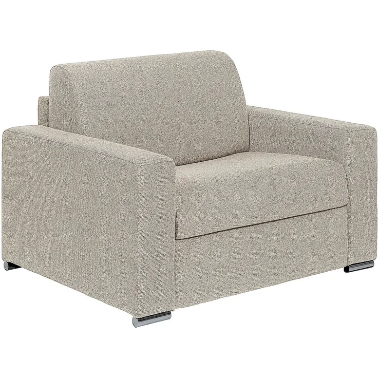 Vente-unique - CALITO - Schlafsessel - Metall - Stahl - Beige - 124 x 95 x 85 cm – Bild 4