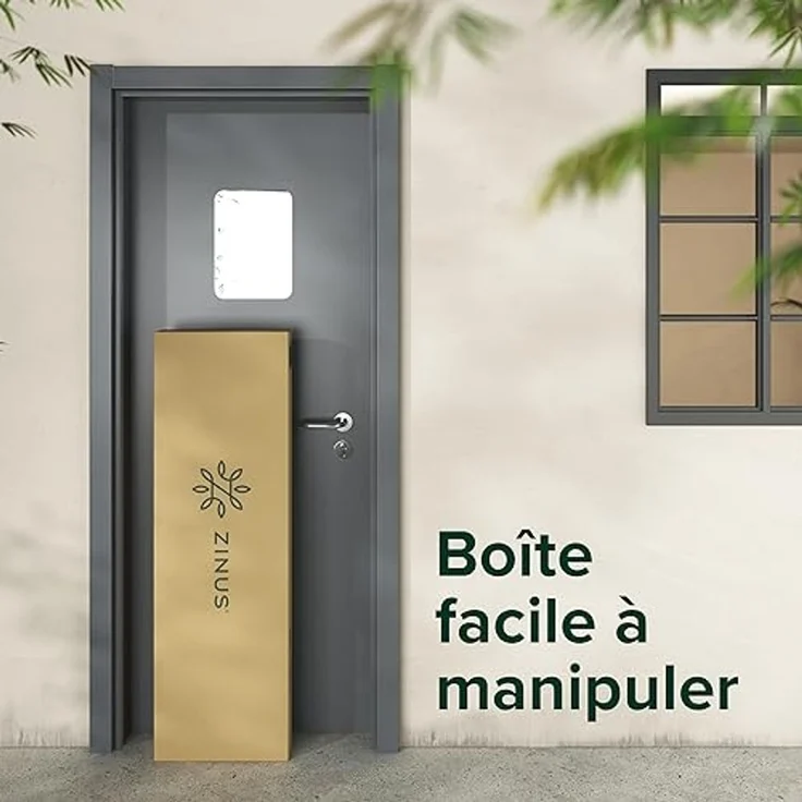 Zinus Bettgestell Plattform aus Bambus und Metall Kai – Bild 6