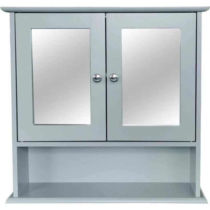 HTI-Line Hängeschrank Spiegelschrank Sarah mit 2 Türen (Stück, 1-St, 1 Spiegelschrank) Spiegel Wandspiegel Badspiegel Badschrank
