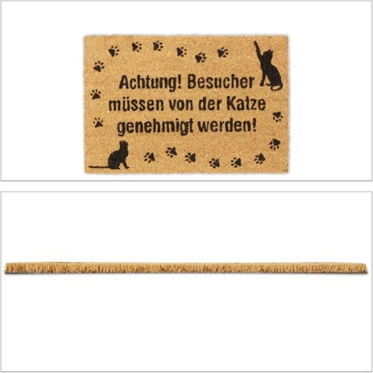 Fußmatte Kokos Katze 10032750 – Bild 8