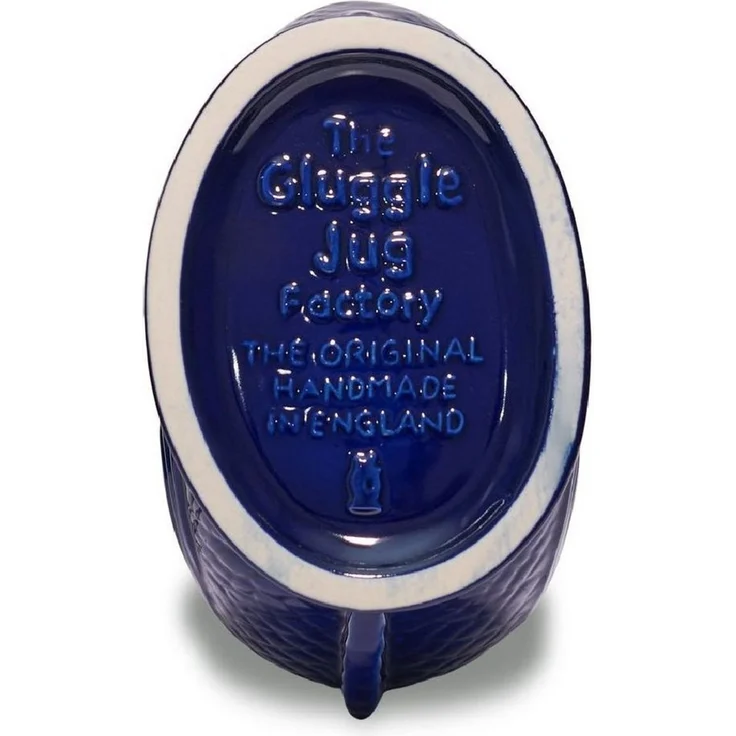 Gluckigluck Wasserkaraffe, (Original Gluggle Jug aus England), mit Gluckergeräusch, handgefertigt, ikonisches Fisch-Design, 1,2 L – Bild 3