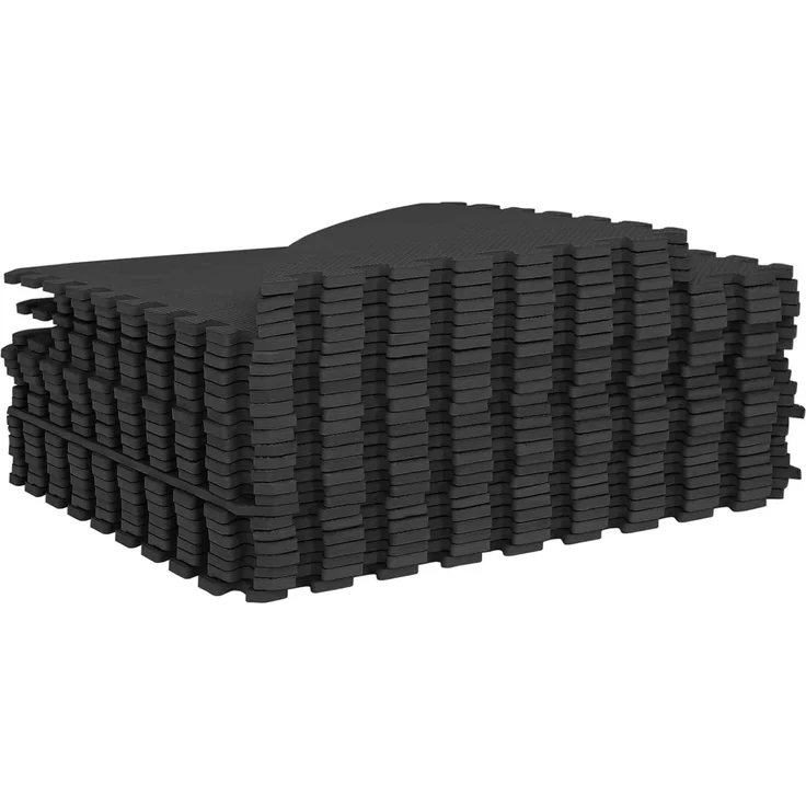 vidaXL Pool Bodenschutzmatte 25 stk. Ø 292 cm Rund EVA-Schaum Schwarz 42042636 – Bild 7