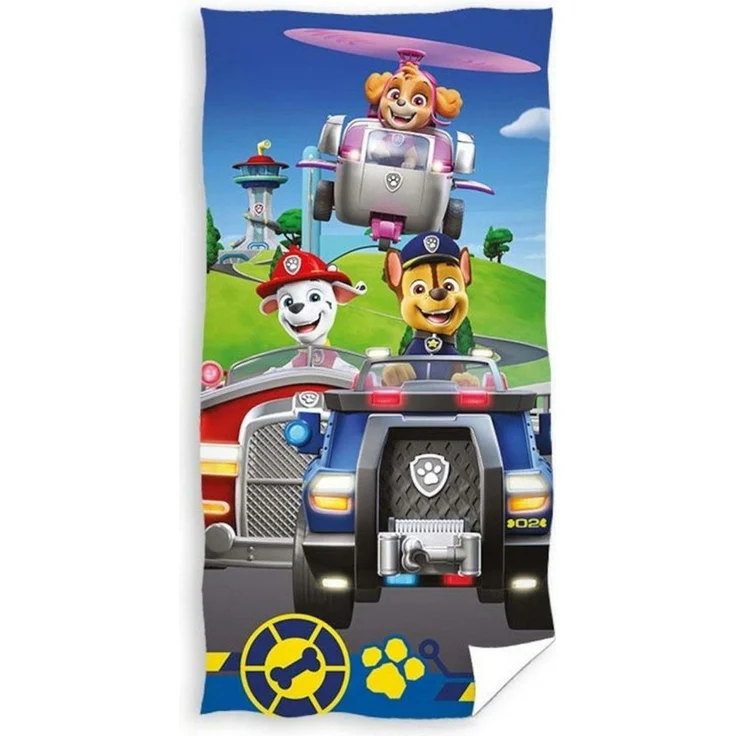 PAW PATROL Badetuch Paw Patrol Badetuch Handtuch Strandtuch Duschtuch 70 x 140 cm, bedruckt – Bild 3