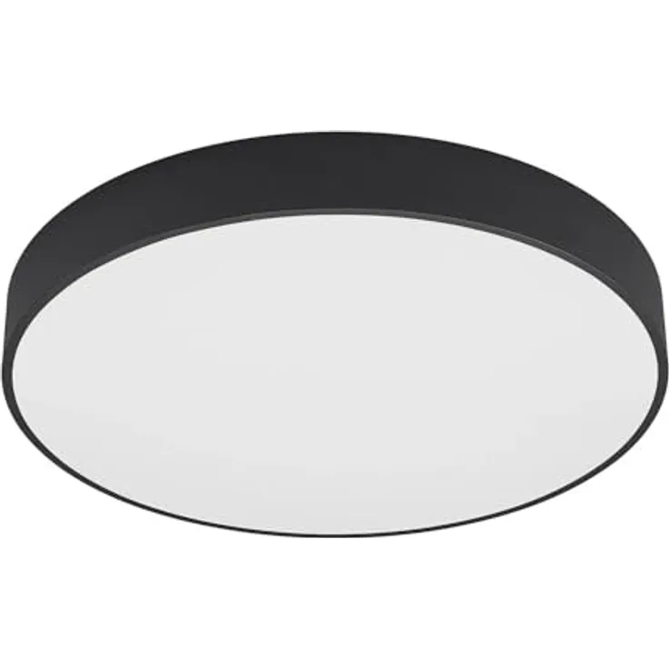Arcchio LED Deckenleuchte Noabelle, 1-flammig in Schwarz, moderne Küchenlampe mit energieeffizientem Leuchtmittel