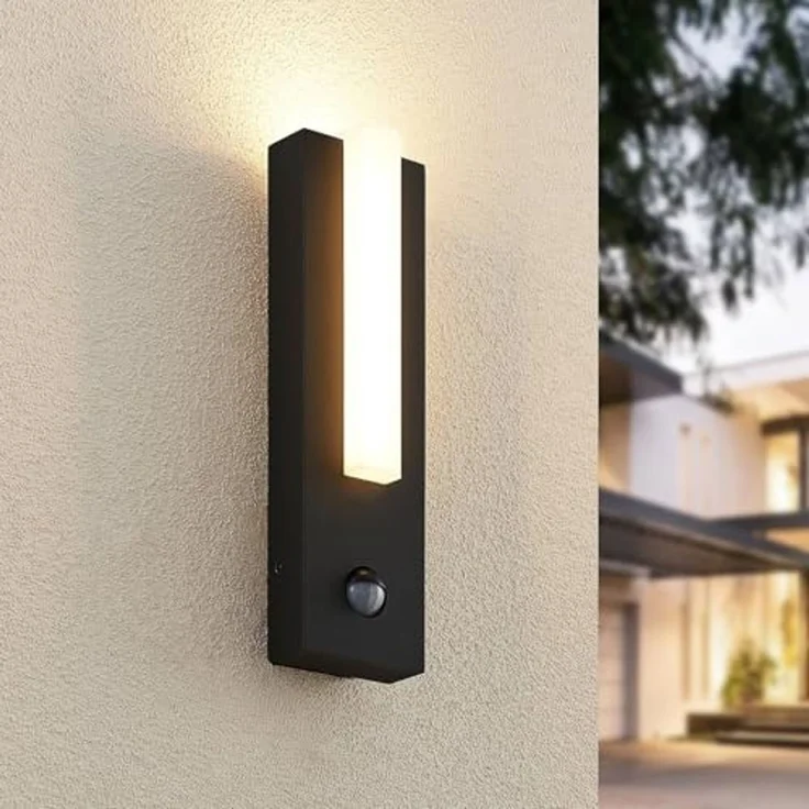 Lucande Außen-Wandleuchte Virgalia, LED 8,6 W gesamt, warmweiß – Bild 2