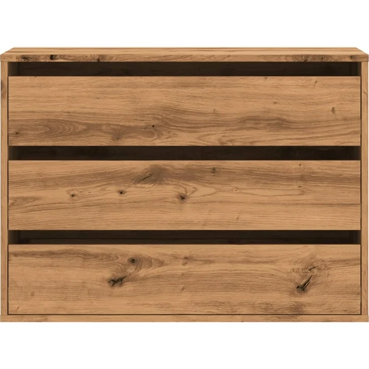 vidaXL Kommode Artisan-Eiche 80x41x58 cm Holzwerkstoff 852860 – Bild 3