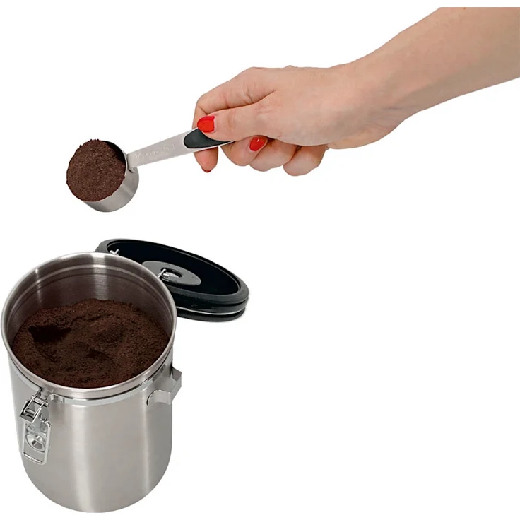 ZELLER 27367 Kaffeedose mit Löffel 1700 ml, Edelstahl/Kunststoff, Ø 12 x 19 cm – Bild 6