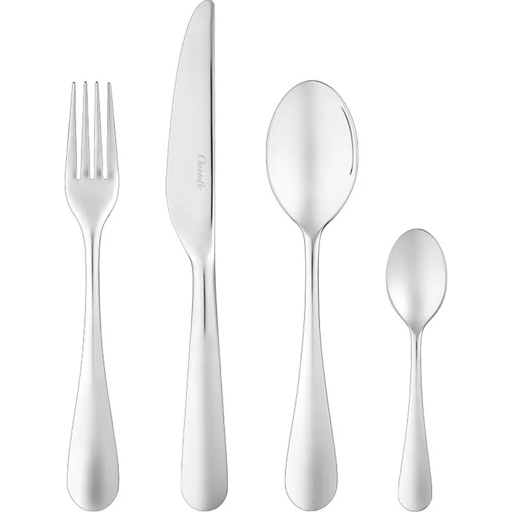 Christofle 24-Teiliges Besteckset Origine Edelstahl mit Etui