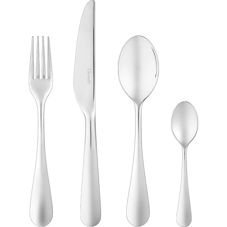 Christofle 24-Teiliges Besteckset Origine Edelstahl mit Etui