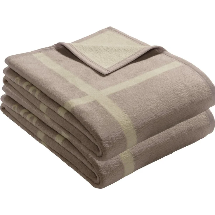 Wohndecke Wohndecke 2er-Pack, LOOKS by Wolfgang Joop, Baumwollmischung Karo – Bild 5