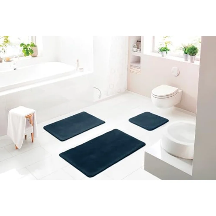 BATEX Lana Badteppich 70x120 cm anthrazit – Bild 3