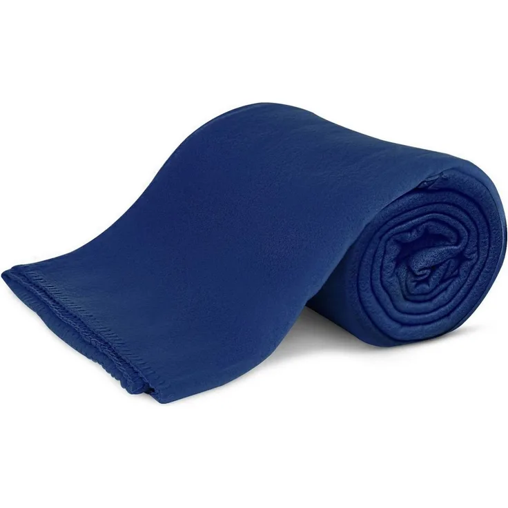 Wohndecke Polar-Fleece mit Antipilling, ca. 420g, 130x160 cm, KiGATEX, Ziersticheinfassung