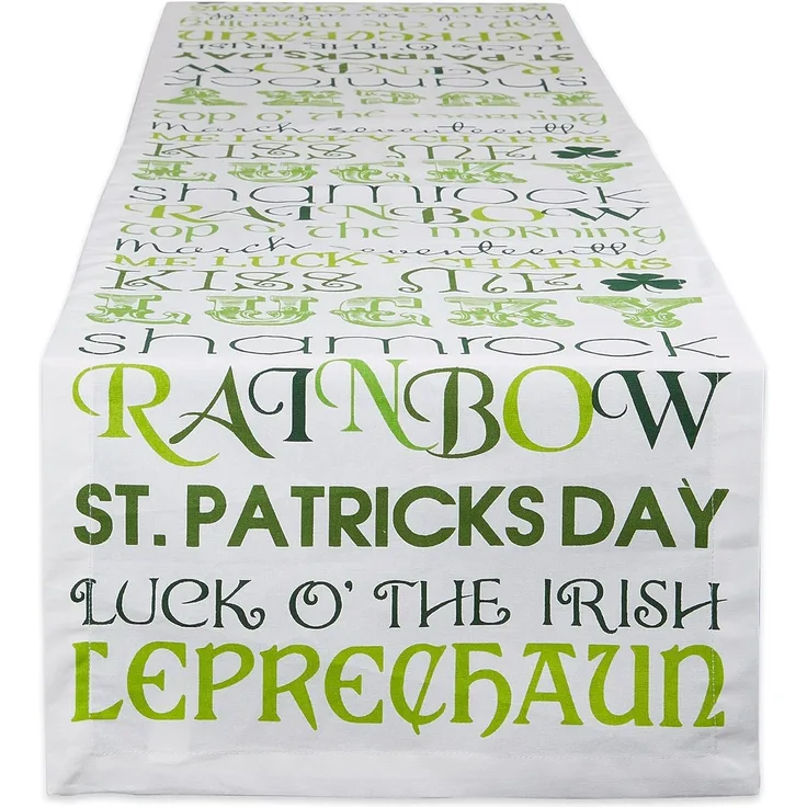 DII St. Patrick's Day Collection Tischläufer, 35,6x25,4 cm
