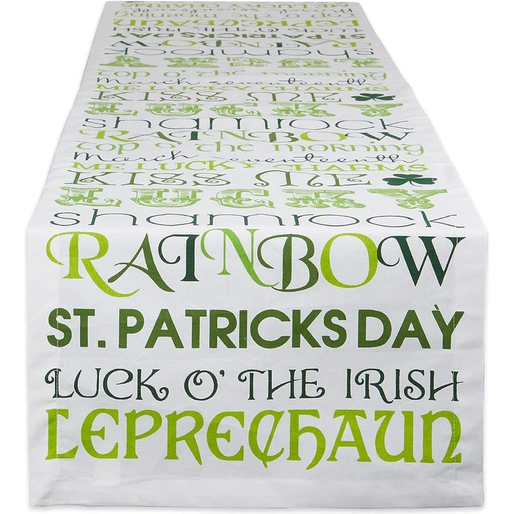 DII St. Patrick's Day Collection Tischläufer, 35,6x25,4 cm