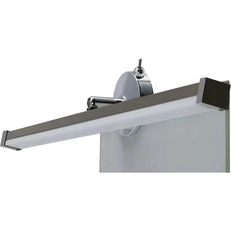 TRANGO LED Spiegelleuchte, 2250 Modern LED Spiegelleuchte *EASY* Badleuchte 475mm lang mit schwenkbar und drehbar Flexarm Schminklicht, Badezimmer Spiegellampe mit Klemmvorrichtung, inkl. ON/OFF Schalter 7 Watt 3000K warmweiß – Bild 2