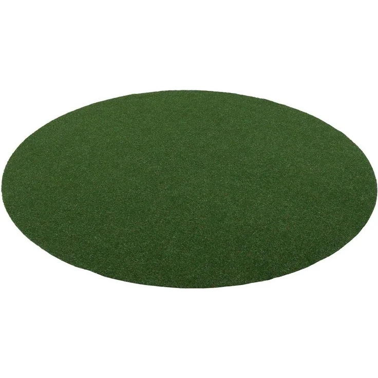 Snapstyle Rasenteppich Kunstrasen Rasenteppich mit Noppen Kingston Rund, Rund, Höhe: 7 mm – Bild 3
