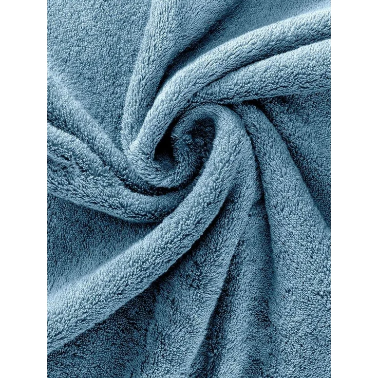 herzbach home Duschtücher Pura 70x140 cm, (2-St), 550g/m², Premium-Qualität, 100% Baumwolle, einfarbig – Bild 3