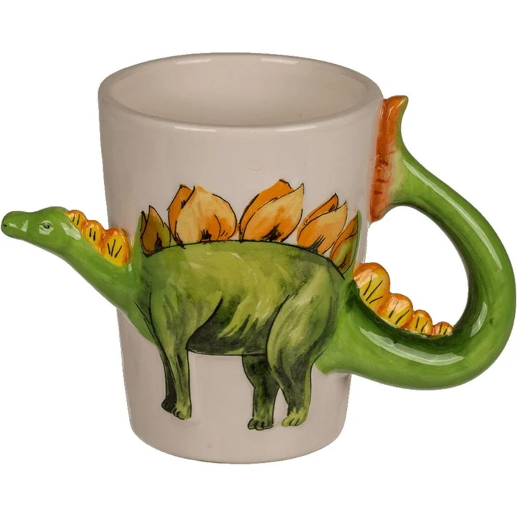 Tasse ca. 250 ml im 3D Dinosaurier Design mit verschiedenen Motiven Kaffeetasse Stegosaurus