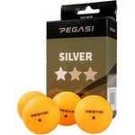 Pegasi 1-Stern Tischtennisbälle 6Stk. Orange