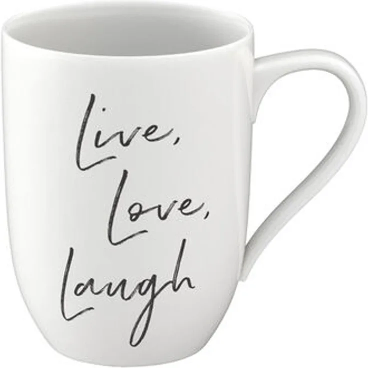 Villeroy & Boch Statement Becher 'Live Love Laugh' 290 ml