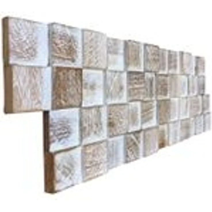 Holz Wandverkleidung White Washed Cube – Bild 9